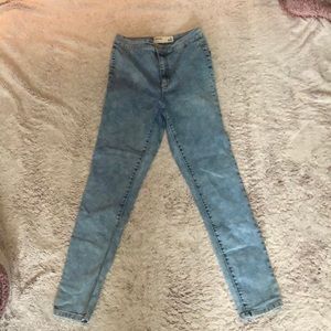 High waisted jeggings